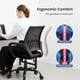 thumbnail image 2 of Silla de oficina DUMOS ergonómica con respaldo medio de malla con soporte lumbar, 2 of 5