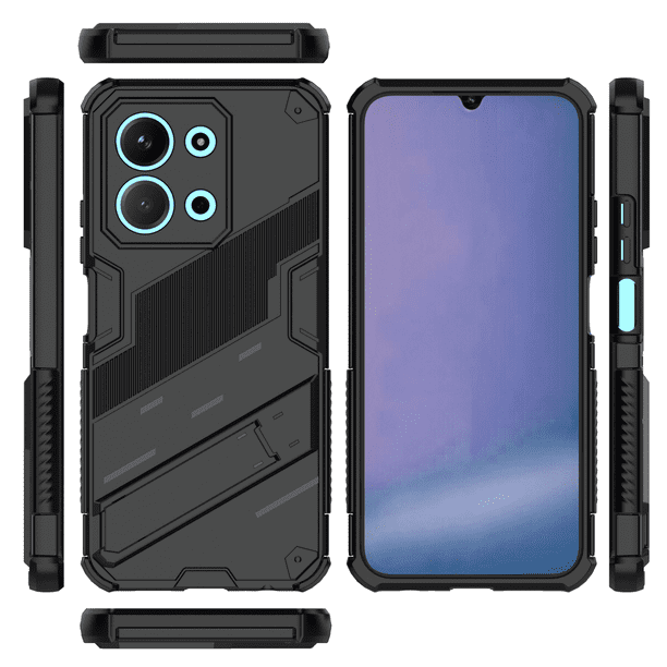 Funda GANGXUN Antigolpes para Xiaomi Redmi 15C 4G con Soporte Invisible, Antihuellas y Protección Completa
