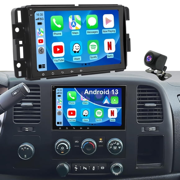 Radio para Auto Fancywind 8" CarPlay Android Auto GPS BT