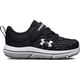 thumbnail image 1 of Zapatos Under Armour Infant Assert 10 para niños, negro/blanco/blanco, 1 of 3