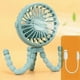thumbnail image 3 of 1pc New Portable Clip USB Mini Fan Can Be Hung Upright Can Be Wound Three Wind Stroller Small Fan Student Dormitory Outdoor Desktop Office Fan, 3 of 3