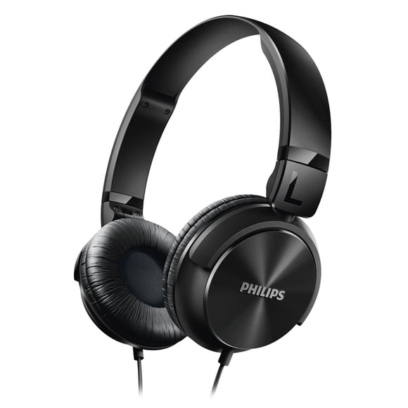 Audífonos Philips SHL3060BK/28 con cable, estilo DJ, negros