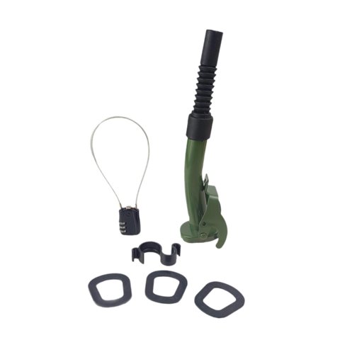 Magideal - Boquilla De Metal Para Combustible, Vertedor De Aceite, Resistente, De Punta Larga, A Prueba De Fugas, Fácil De Verter, Boquilla Flexible Para Lata De