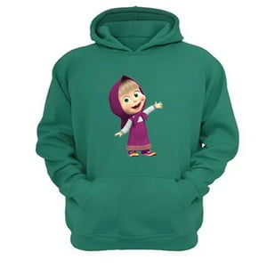 Genérico - Polerón Canguro Macha Verde Aguamarina Talla L Unisex