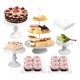 thumbnail image 1 of Set 7 Porta Cupcakes Bases Para Tortas Alzadores Candy Bar Color Blanco / Set 7pcs, 1 of 9