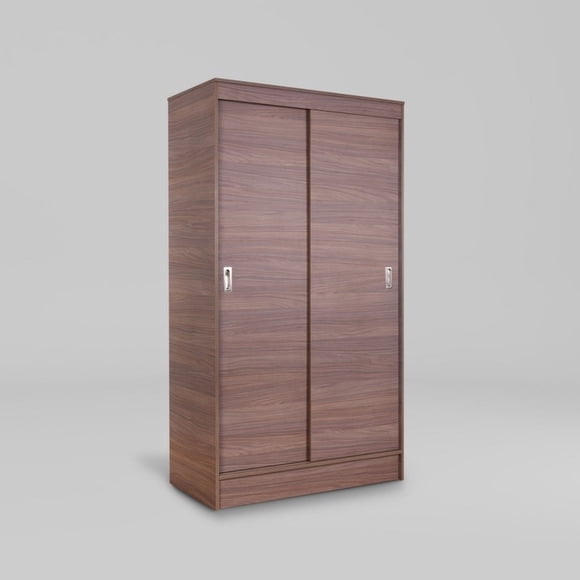 Clóset Caburgua 2 Puertas Corredera Walnut Marrón