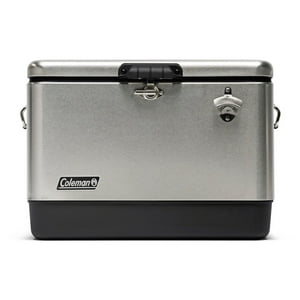 Cooler Coleman Reunion 54 Qt / 51 Lt Acero Inoxidable