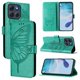 thumbnail image 1 of Funda cartera mariposa para Motorola Moto G86 con soporte y ranuras para tarjetas Verde, 1 of 5