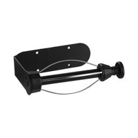 Magideal - Soporte Para Toallas De Papel Debajo Del Gabinete, Toallero De Papel, Debajo Del Mostrador, Soporte Para Papel Higiénico Para Cocina, Inodoro, Restaur Negro Plata