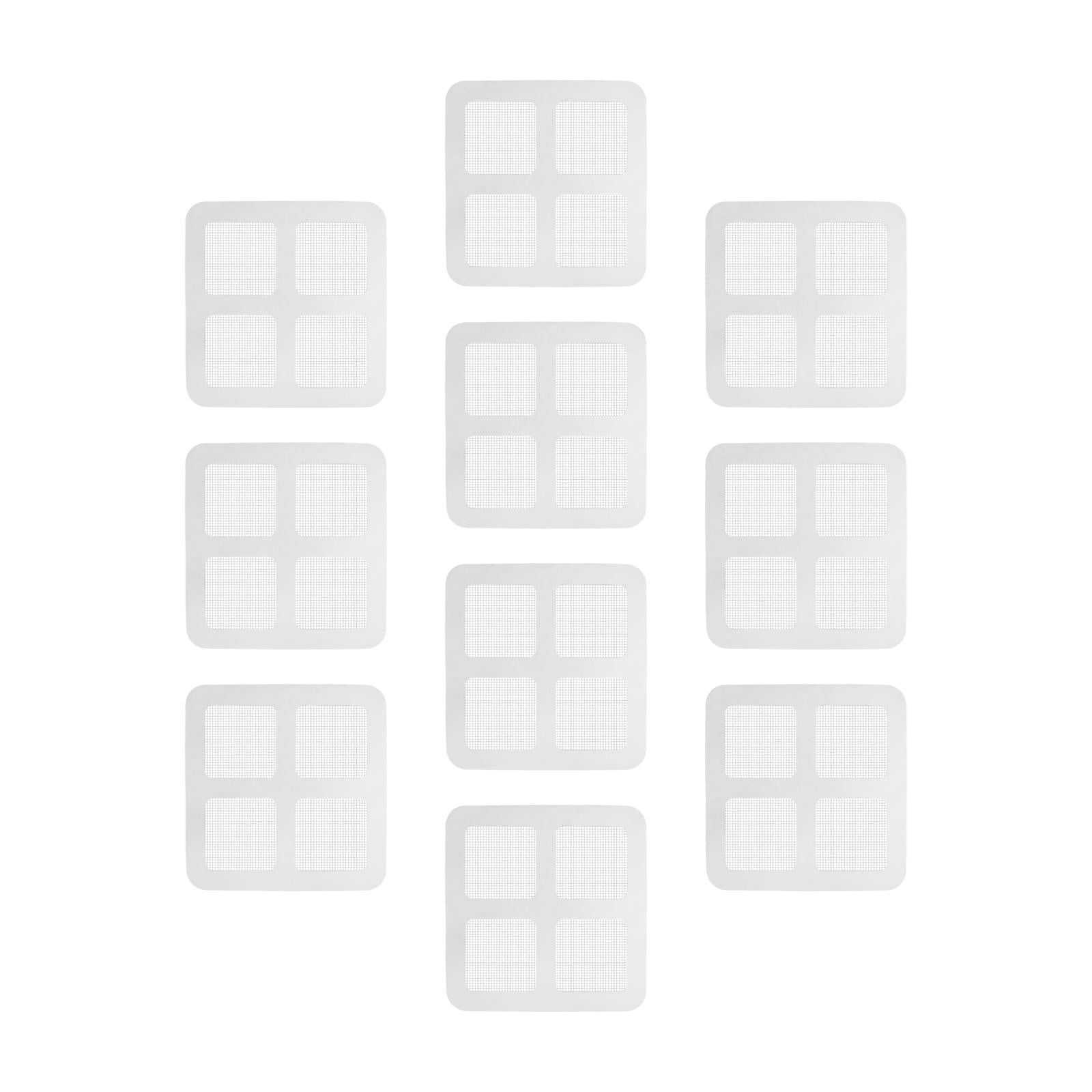 Magideal - Etiqueta Engomada Del Colador De Malla De Drenaje De Piso, Filtro De Fregadero De Piso Para Cocina, Alcantarillado, Desagüe De Piso De Bañeras De Freg 10 Piezas