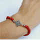 thumbnail image 2 of Pulsera piedras rojas nudo brujas elástica, 2 of 3