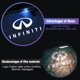 thumbnail image 2 of Luces de puerta de coche con logotipo LED de bienvenida para Infiniti Q50 Q60 Q70, 2 of 6