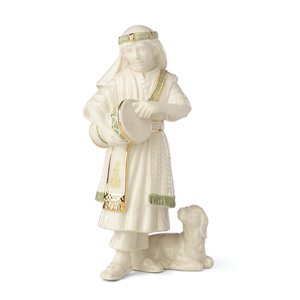 Figura Lenox First Blessing Natividad, Tamborilero, 16 Cm
