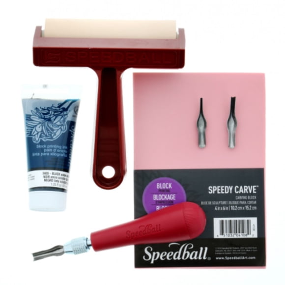 Kit de Impresión Linóleo Speedball Para Crear Timbres
