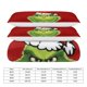 thumbnail image 5 of Grinch Christmas Hat 3 Piece Sets Full/Queen Size - Reversible Microfiber Quilts with 2 Shams Soft Lightweight Bedspread Coverlet Comforter for All Season Bed Sheets, 5 of 5