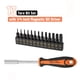 thumbnail image 2 of Juego de 14 puntas Torx Bates Choice T4‑T40 con destornillador magnético de 1/4", 2 of 6