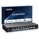 thumbnail image 1 of Conmutador Ethernet GigaPlus de 2,5 GB, 10 puertos, 8 x 2,5 G Base-T, 2 puertos SFP+ de 10 G, 1 of 7