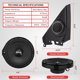 thumbnail image 5 of Parlantes Pyle 16,5 cm 300 W para Honda Civic (ajuste OEM), 5 of 7
