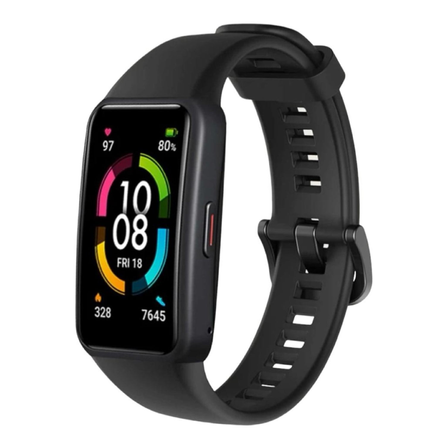 Mar Cases - Correa De Repuesto Silicona Para Huawei Honor Band 6/ Band 6 Negro