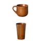 thumbnail image 3 of 2 Uds Taza De Madera Hecha A Mano Café Té Cerveza Jugo Leche Taza Bebida Taza, 3 of 3