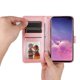 thumbnail image 4 of Funda tipo cartera FOXDOCK para Samsung Galaxy S10 , diseño girasol en relieve, cuero PU, cierre magnético, soporte y tarjetero, 4 of 5