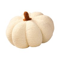 Magideal - Cojín De Calabaza Conveniente Decorativo Duradero Para Cumpleaños Fiesta De Halloween , 28Cm Blanco