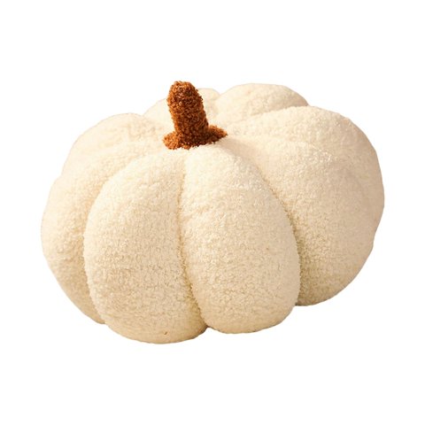 Magideal - Cojín De Calabaza Conveniente Decorativo Duradero Para Cumpleaños Fiesta De Halloween , 28Cm Blanco
