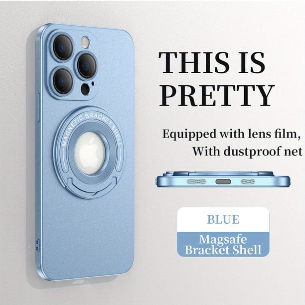 Ultimate Shockproof Protection for Your iPhone 14/13/12 Pro Max Plus with Wireless Charging & Kickstand Holder!