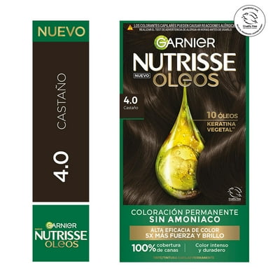 Tintura Cabello Oleos 4.0 Castaño 1 Un Nutrisse