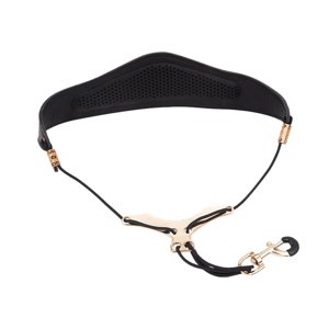 Magideal - Arnés De Saxofón De Cuero Pu, Correa De Saxofón, Acolchado Suave Para Saxofón Alto/Tenor/Barítono, Cuerno, Accesorios Para Instrumentos De Negro
