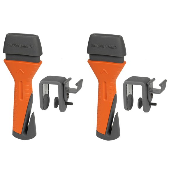 Martillo de Seguridad Lifehammer 2 unidades con Cortador de Cinturón de Seguridad