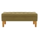 thumbnail image 1 of Banqueta Wood 2c Felpa 04 Verde Musgo, 1 of 4