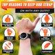 thumbnail image 4 of Correa de reloj PIKTIME de 20 mm de nailon negra para Galaxy Watch 6/5/4, 4 of 9