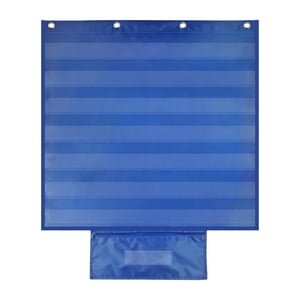 Bothyi - Chart Pocket Classroom Home School Ayuda Didáctica Para Tiras De Oraciones Niños Azul