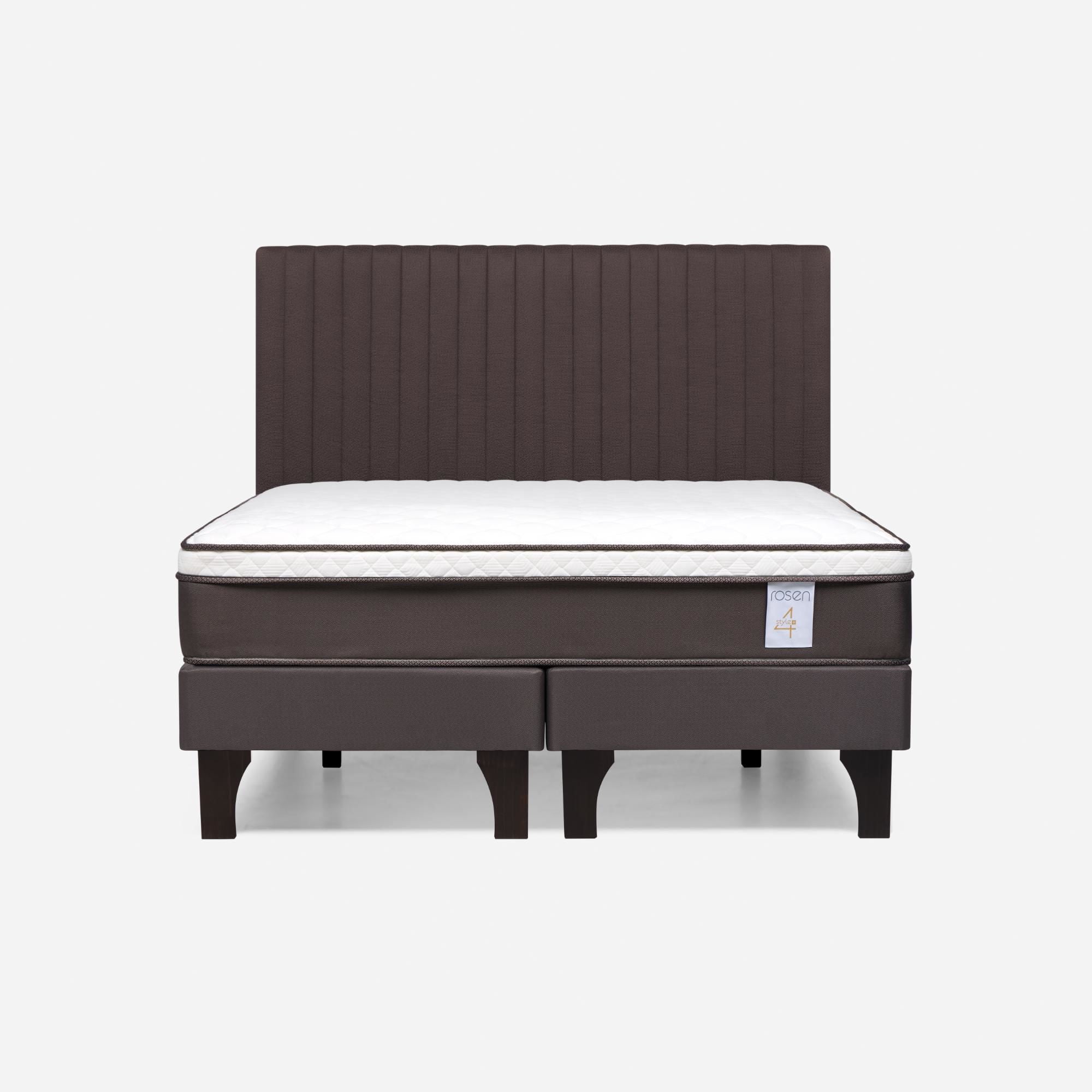 Rosen - Cama Europea New Style 4 Plus 2 Plaza Base Dividida