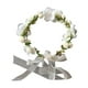 thumbnail image 5 of Corona De Flores Corona Mujer Corona Floral Tocado De Novia Para Vacaciones Boda Beige, 5 of 5