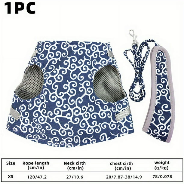 Cat Dogs Vest Harness Cat Vest Clothes, Cat Leash And Harness Set Escape Proof Cat Harness