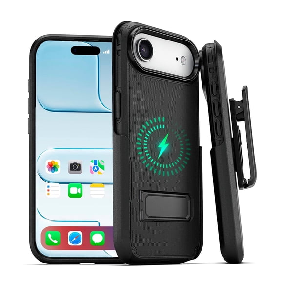 Funda Resistente MOTIVE para iPhone 17 Air con Clip para Cinturón y Soporte