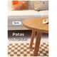 thumbnail image 3 of Mesa de Centro Minimalista Diseño Nórdico y Elegante blanco, 3 of 6