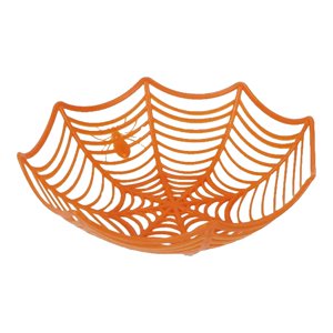 Bothyi - Cesta De Almacenamiento, Contenedor De Decoración De Halloween Para Aperitivos, Frutas, Mesa De Cena, Naranja