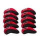thumbnail image 2 of 10 Piezas Golf Iron Headcovers Golf Club Head Cover Golf Accesorios Guard Red, 2 of 3