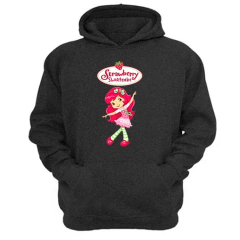 Genérico - Polerón Canguro Frutillita Gris Oscuro Talla Xs Unisex