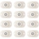 thumbnail image 1 of 12 ruedas giratorias autoadhesivas de acero inoxidable con polea y rotación de 360 grados, para almacenamiento de plástico, pequeños muebles, cubos de basura, cajas, ruedas móviles, 1 of 6