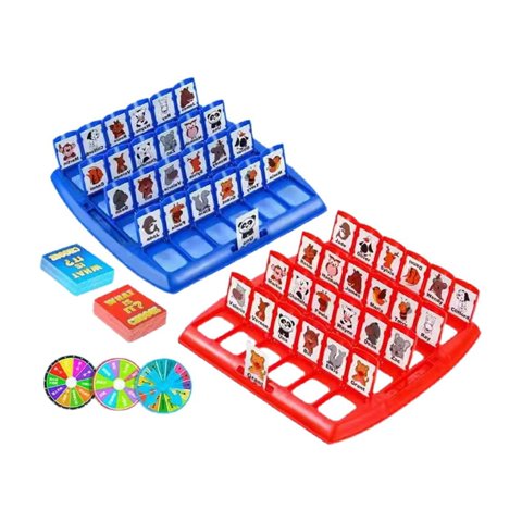 Bothyi - Juego De Adivinanzas Divertido 2 Jugadores Para Regalos Del Día De San Valentín Juegos De Viaje Niños 96 Tarjetas Con Tableros