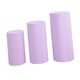 thumbnail image 1 of 3x Fundas Cilíndricas Decorativas Para Zócalo, Fiesta, Compromiso, Acción De Gracias, Color Morado Claro, 1 of 5