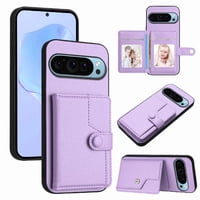 Foxdock Funda Para Google Pixel 9 Con Bloqueo Rfid - Diseño Elegante Con Cierre De Botón