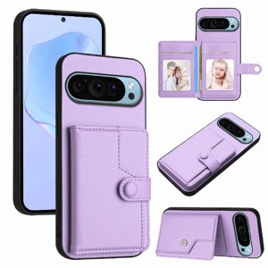 Foxdock Funda Para Google Pixel 9 Con Bloqueo Rfid - Diseño Elegante Con Cierre De Botón