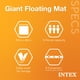 thumbnail image 2 of Alfombrilla inflable para piscina de agua flotante y lago, plataforma Intex, 2 of 9