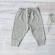 thumbnail image 1 of Pantalón Dinos Gris Algodón Pima - Talla 0-3 meses, 1 of 3