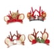 thumbnail image 3 of 4 Uds. Pinzas navideñas para el pelo, pinzas para el pelo de reno, tocado navideño, pasadores para el pelo navideños para Navidad, Carnaval, mujeres y, 3 of 5